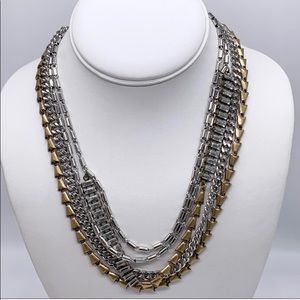 Stella&Dot Mixed Metal Necklace